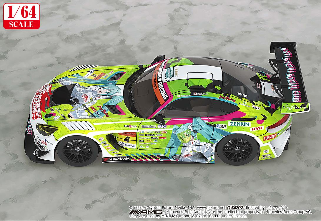 (Model Kits) Hatsune Miku GT Project 1/64 Good Smile Hatsune Miku AMG 2022 Season Opening Ver. (Rerun)