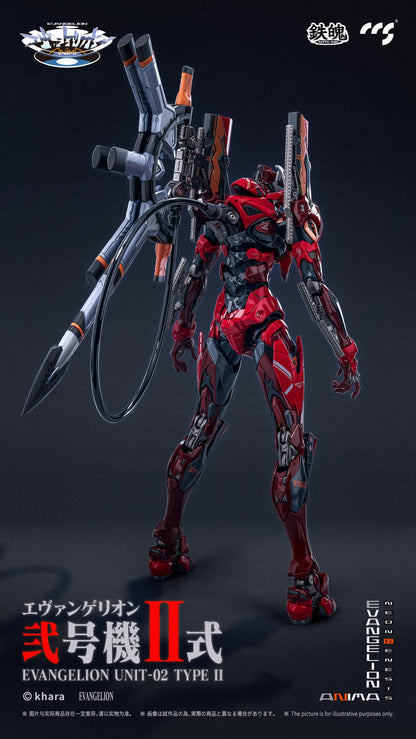CCSTOYS MORTAL MIND SERIES "EVANGELION ANIMA" EVANGELION UNIT-02 TYPE II ALLOY ACTION FIGURE