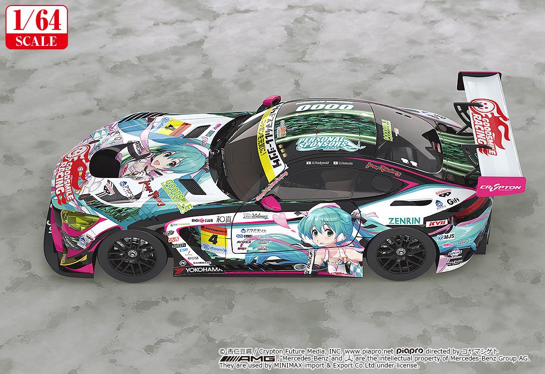 (Model Kits) Hatsune Miku GT Project 1/64 Scale Good Smile Hatsune Miku AMG 2019 SUPER GT Ver. (Rerun)