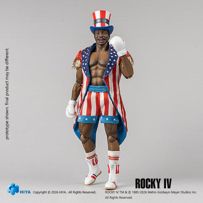 HIYA Exquisite Super Series 1/12 Scale 6 Inch Rocky IV Apollo Action Figure