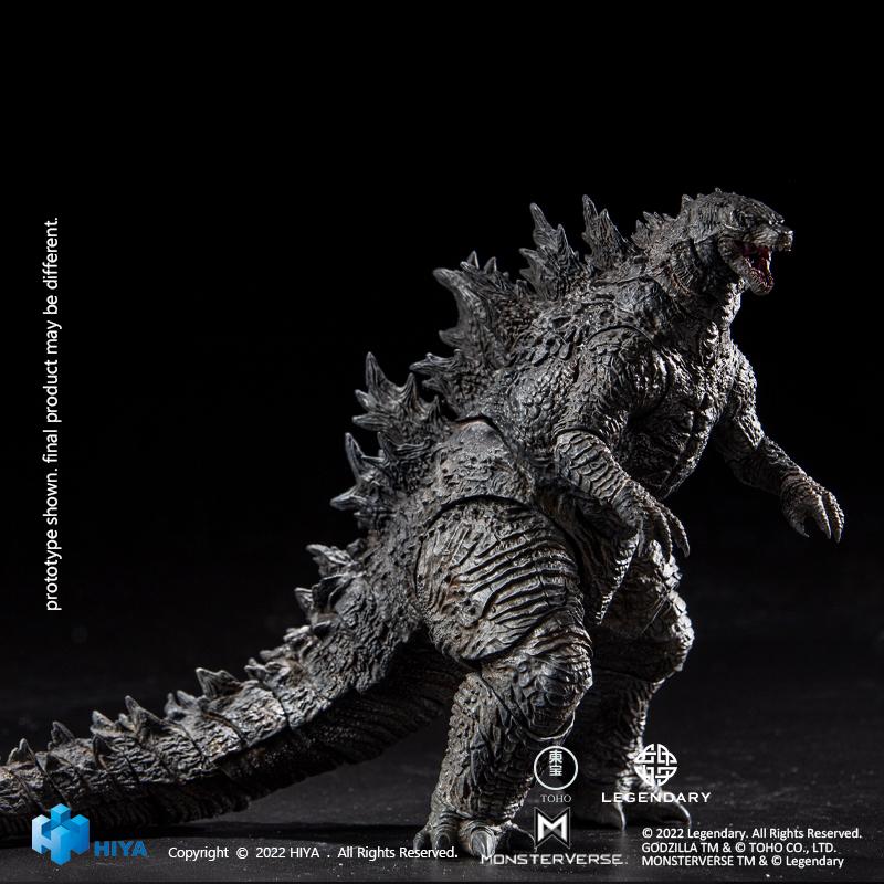HIYA Exquisite Basic Series None Scale 7 Inch GODZILLA VS KONG Godzilla Action Figure
