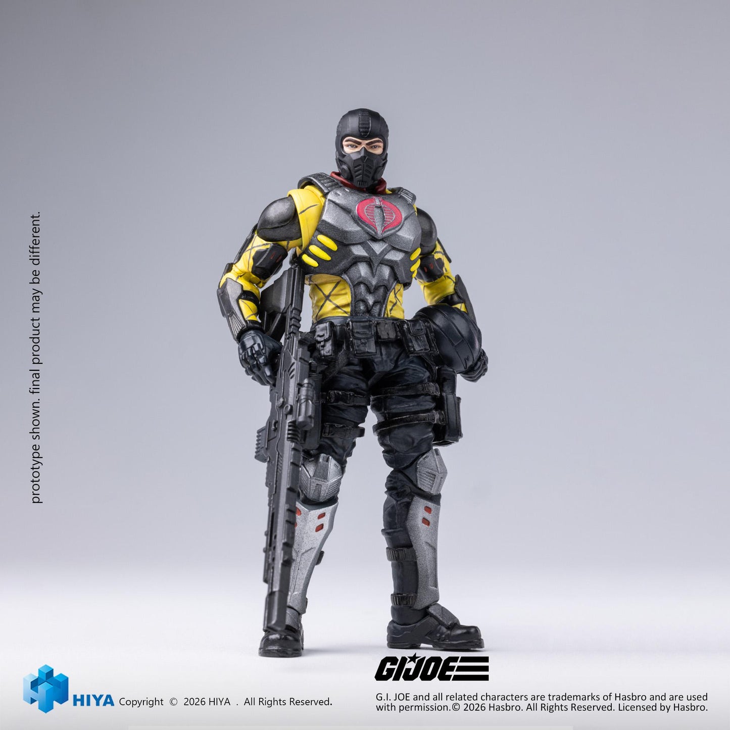 HIYA Exquisite Mini Series 1/18 Scale 4 Inch G.I.Joe Python Trooper Action Figure