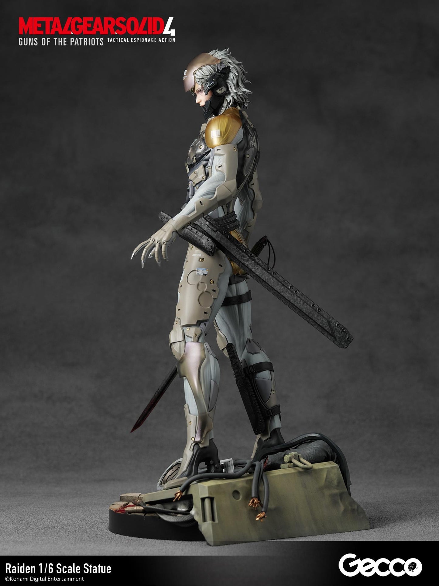 METAL GEAR SOLID 4 GUNS OF THE PATRIOTS, Raiden 1/6 Scale Statue