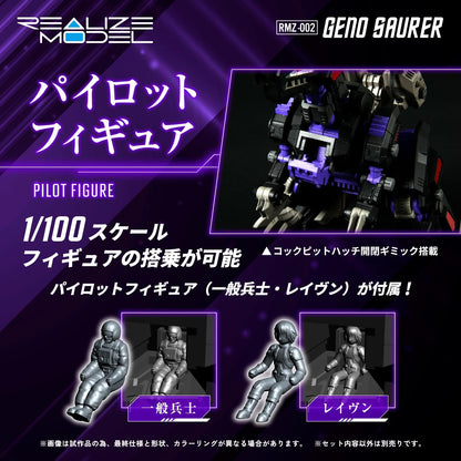 (Model Kits) ZOIDS REALIZE MODEL RMZ-002 GENO SAURER (Rerun)