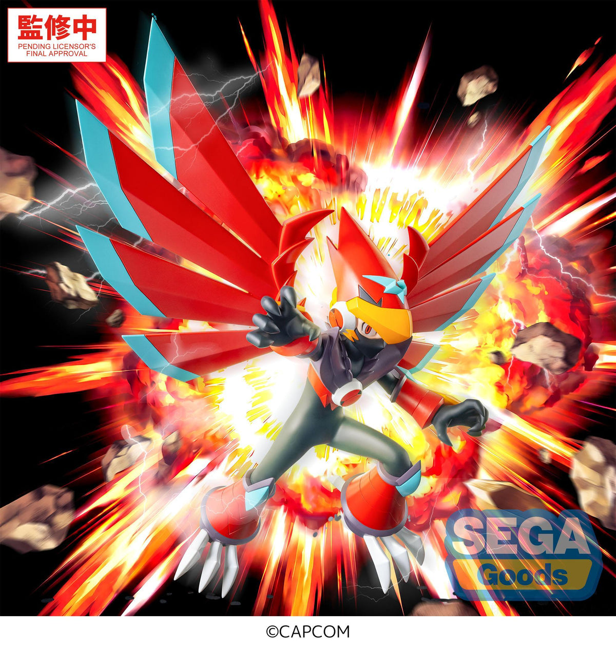 Luminasta "Mega Man Battle Network" -Mega Man- Falzar Beast