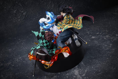 Demon Slayer: Kimetsu no Yaiba Tanjiro Kamado & Giyu Tomioka & Akaza Figure