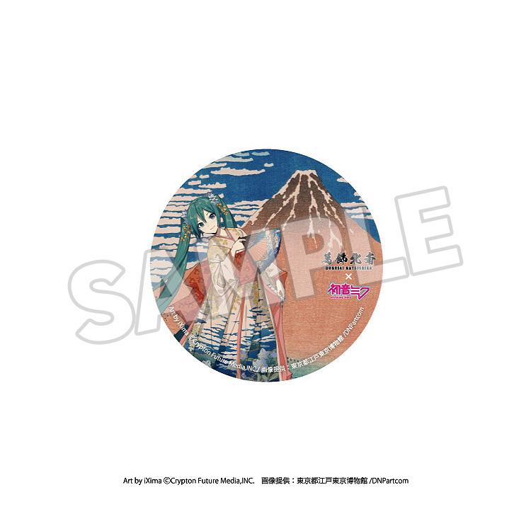 KATSUSHIKA HOKUSAI x HATUNE MIKU Katsushika Hokusai x Hatsune Miku Pinback Button (BOX)