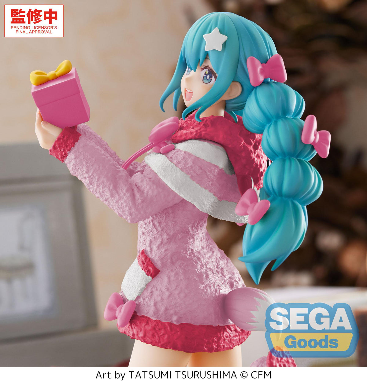 "Hatsune Miku Series" High Premium Figure "Hatsune Miku" Mokomoko Christmas Ver.