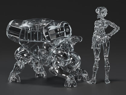Ghost in the Shell (Manga Edition) PLAMAX minimum factory MF-96 Motoko Kusanagi with Fuchikoma: Thermoptic Camouflage Ver.
