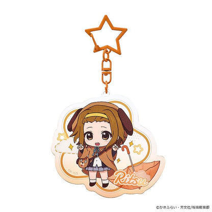 (Blind Box) K-ON! Fluffy Rain Series Collectible Acrylic Keychain