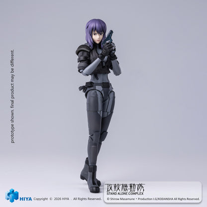 HIYA Exquisite Super Series 1/12 Scale 6 Inch GHOST IN THE SHELL Stand Alone Complex Kusanagi Motoko Battle Suit Version Action Figure