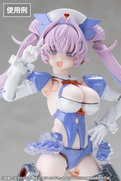 (Model Kits) MEGAMI DEVICE M.S.G 09 HAND SET SKIN COLOR WHITE
