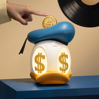Fortune Duck Ornament Lamp in Donald Duck Gold Coin