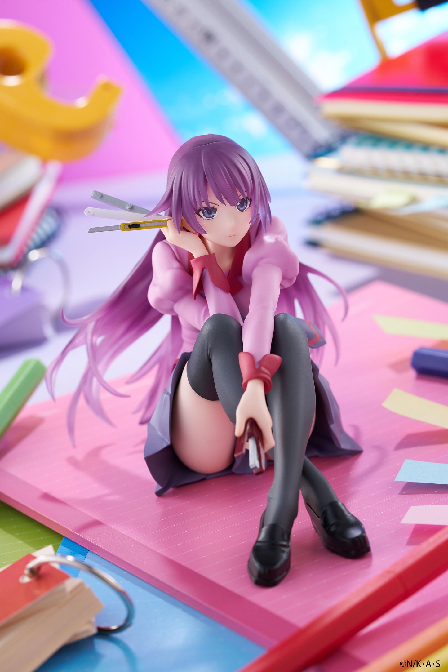 Monogatari Series Desktop Cute Figure - Hitagi Senjougahara Reissue
