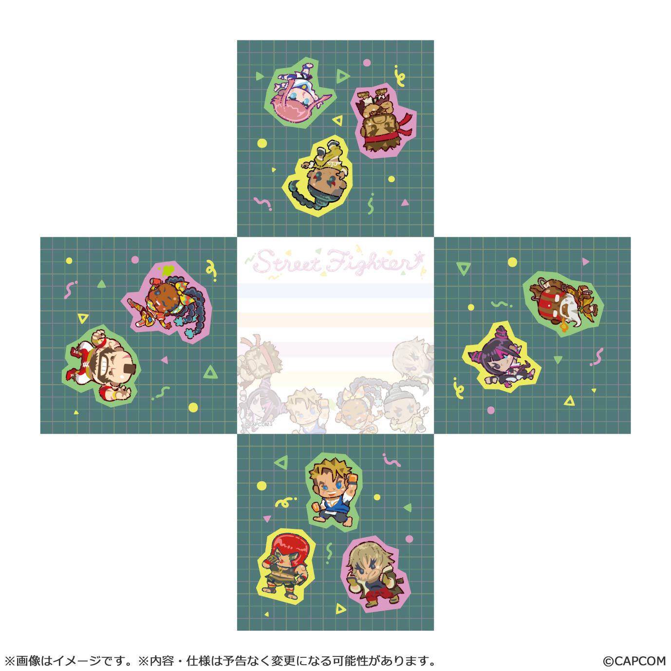 STREET FIGHTER VI Street Fighter 6 Memo block CHIBI STYLE
