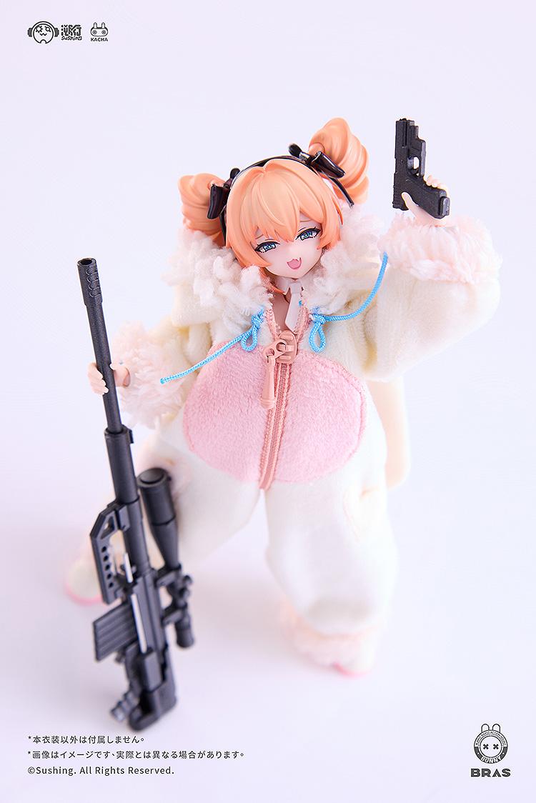 BUNNY RAPID ACTION SQUAD Fluffy Pajamas Set (Doll Costume)
