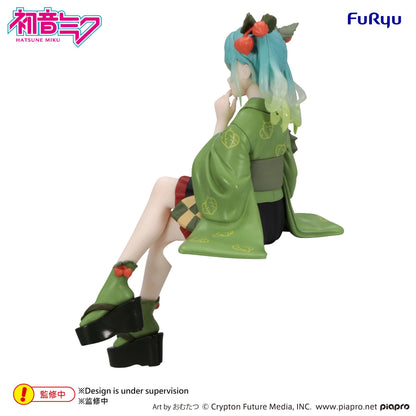 Hatsune Miku Noodle Stopper Figure -Flower Fairy Winter Cherry Green Color ver.-