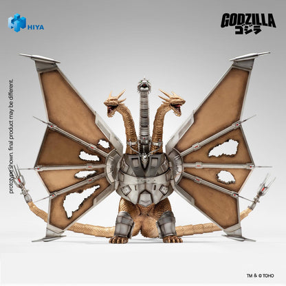 HIYA Exquisite Basic Series None Scale 13 Inch Godzilla vs. King Ghidorah Battle Damaged Mecha King Ghidorah Battle Damaged Action Figure