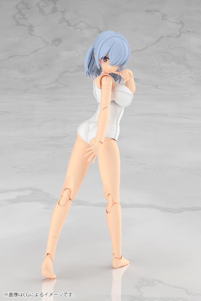 (Model Kits) FRAME ARMS GIRL MIZUKI School Swimsuits White Ver.