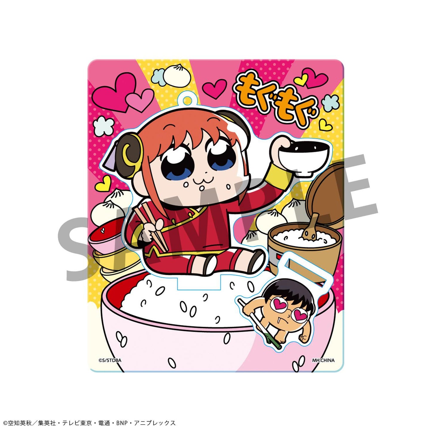 Gintama x Okawabukubu Gintama Oshanti Acrylic Mascot (Repeat)(Bilnd)