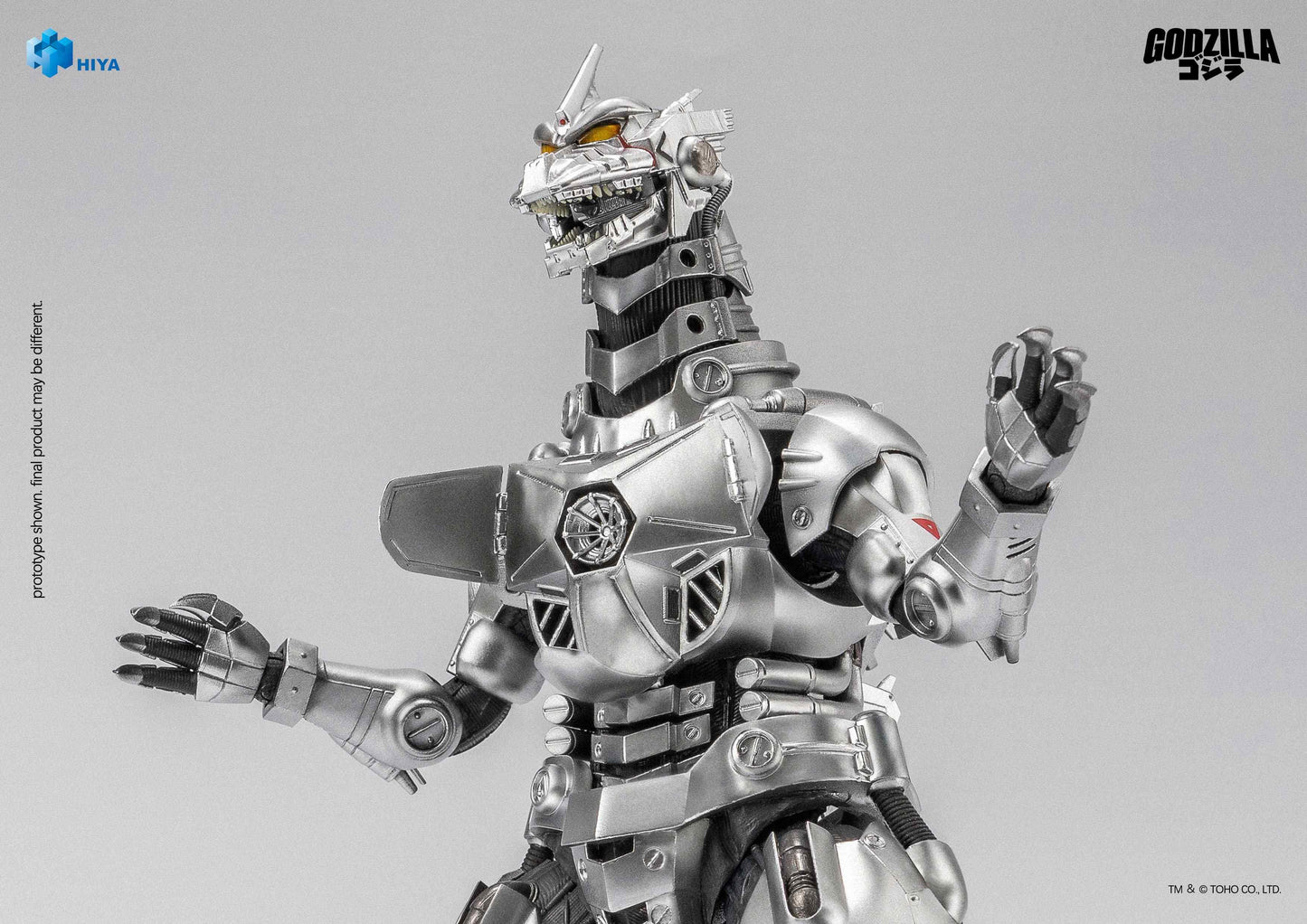 HIYA Exquisite Basic Series None Scale 7.7 Inch GODZILLA AGAINST MECHAGODZILLA Mechagodzilla MFS-3 Action Figure