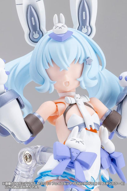 (Model Kits) MEGAMI DEVICE M.S.G 10 FACE SET PUNI MOFU 01 SKIN COLOR B