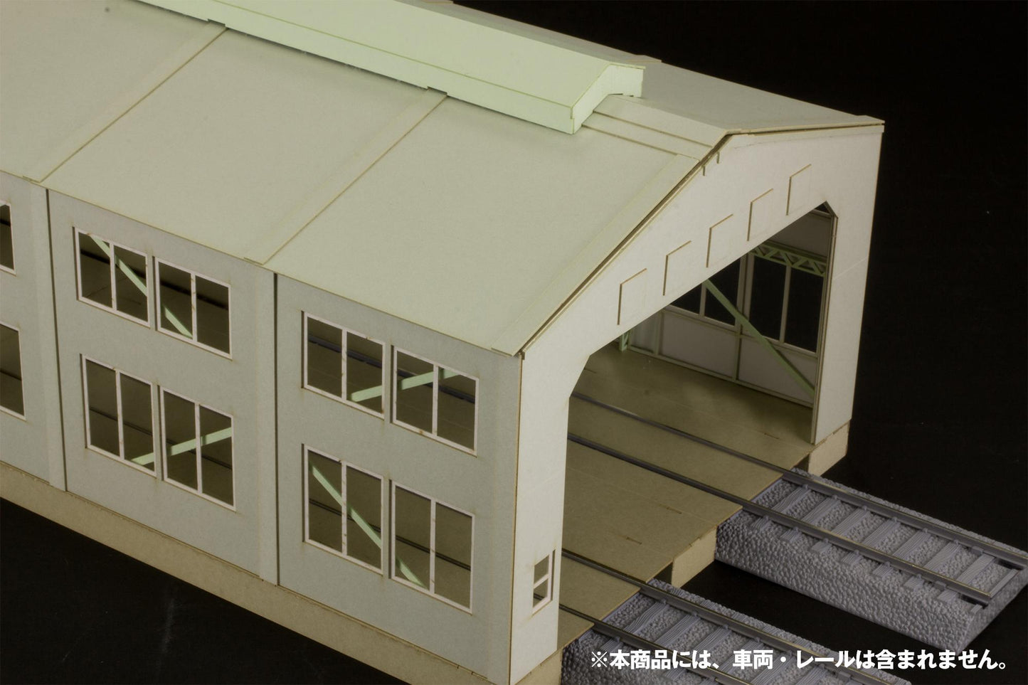 1/80 Scale Paper kit Train depot