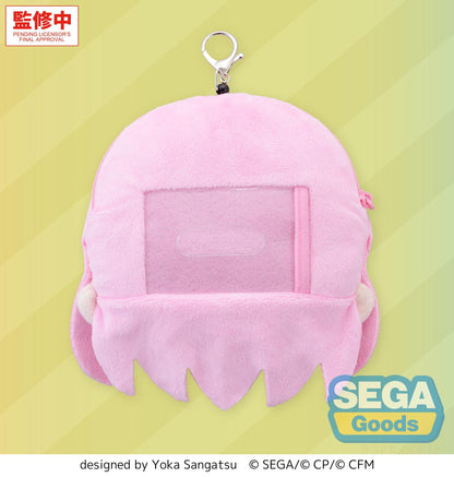 fuwa petit "HATSUNE MIKU: COLORFUL STAGE!" Face Pouch with Reel "School SEKAI Megurine Luka"
