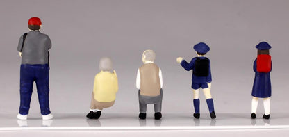 1/80 Scale super minifigure series6 That Day's Bus Stop Set (Rerun)