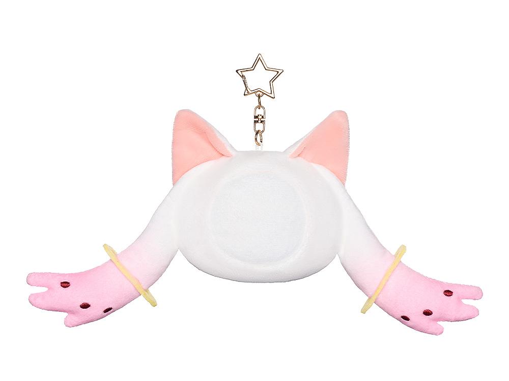 Puella Magi Madoka Magica the Movie -Rebellion- Fluffy Keychain Pinback Button Case