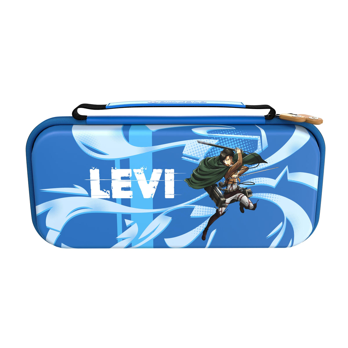 Official Attack on Titan Limited Edition EVA Hard Shell Carrying Case (Levi Blue)- Drakong