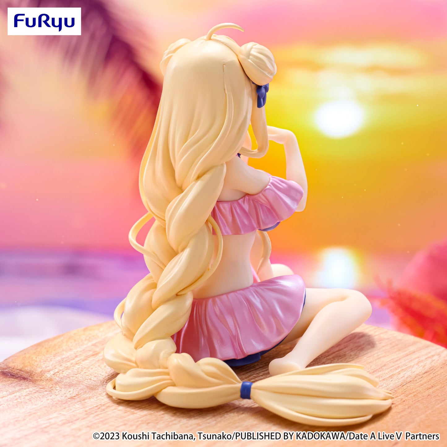 Date A LiveⅤ Noodle Stopper Figure -Mukuro Hoshimiya Swimsuit Pastel Pink Color ver.-
