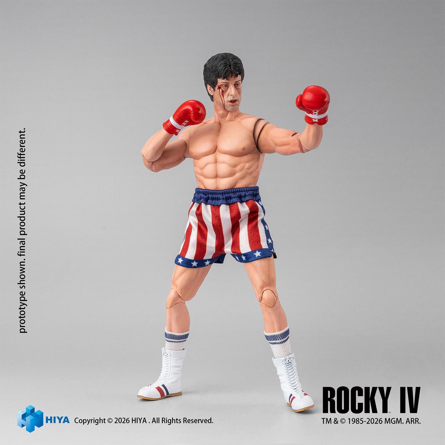 HIYA Exquisite Super Series 1/12 Scale 6.3 Inch Rocky IV Rocky Boxer Version Action Figure