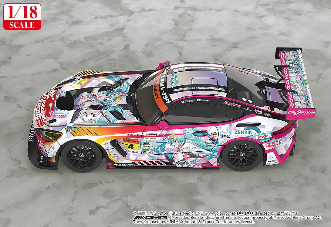 (Model Kits) Hatsune Miku GT Project 1/18th Scale Good Smile Hatsune Miku AMG 2021 SUPER GT 100th Race Commemorative Ver. (Rerun)