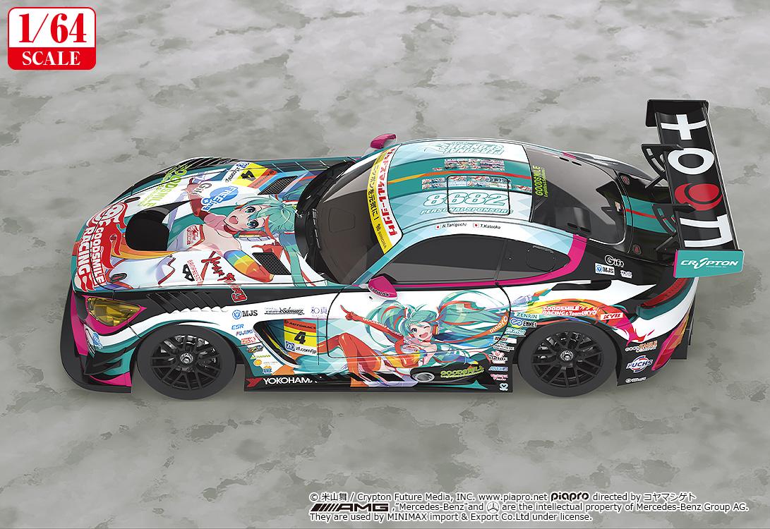 (Model Kits) Hatsune Miku GT Project 1/64 Scale Good Smile Hatsune Miku AMG 2016 SUPER GT Ver. (Rerun)