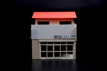 (Model Kits) 1/80 Scale Paper kit Town Corner Accessory Series Store Corner Store