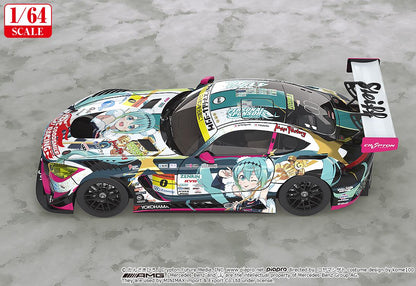 (Model Kits) Hatsune Miku GT Project 1/64 Scale Good Smile Hatsune Miku AMG 2018 SUPER GT Ver. (Rerun)