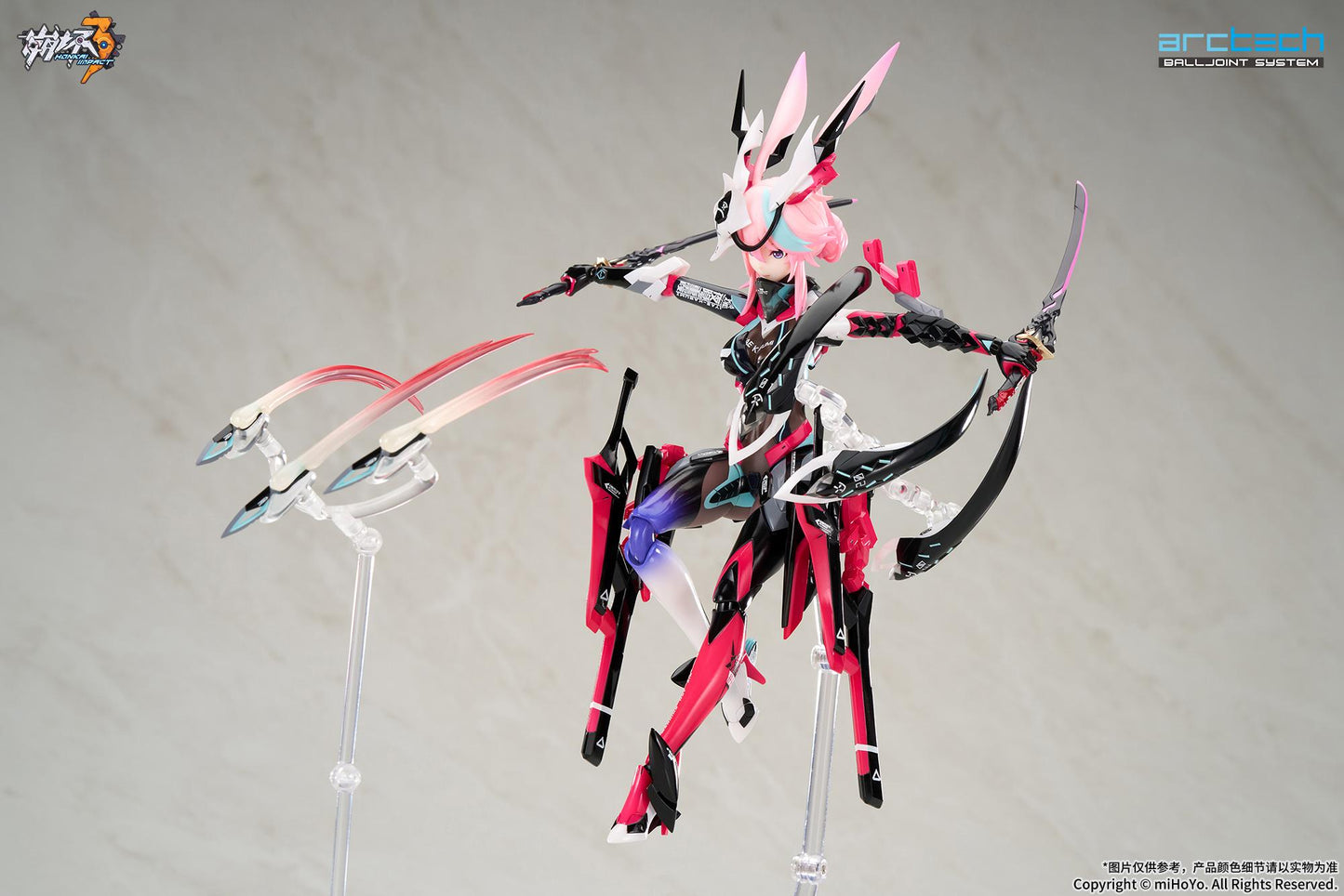 ARCTECH Posable Series Honkai Impact 3rd Sakura Yae Darkbolt Jonin Neon Shade Ver. 1/8 Scale Figure