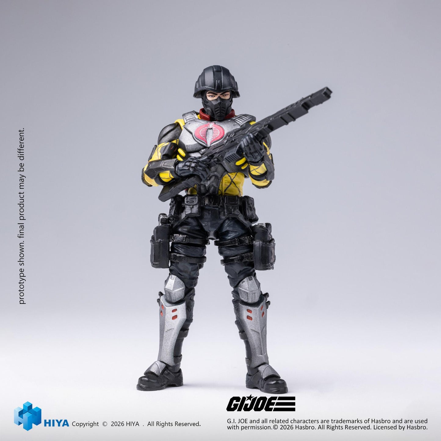 HIYA Exquisite Mini Series 1/18 Scale 4 Inch G.I.Joe Python Trooper Action Figure