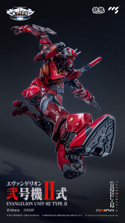 CCSTOYS MORTAL MIND SERIES "EVANGELION ANIMA" EVANGELION UNIT-02 TYPE II ALLOY ACTION FIGURE