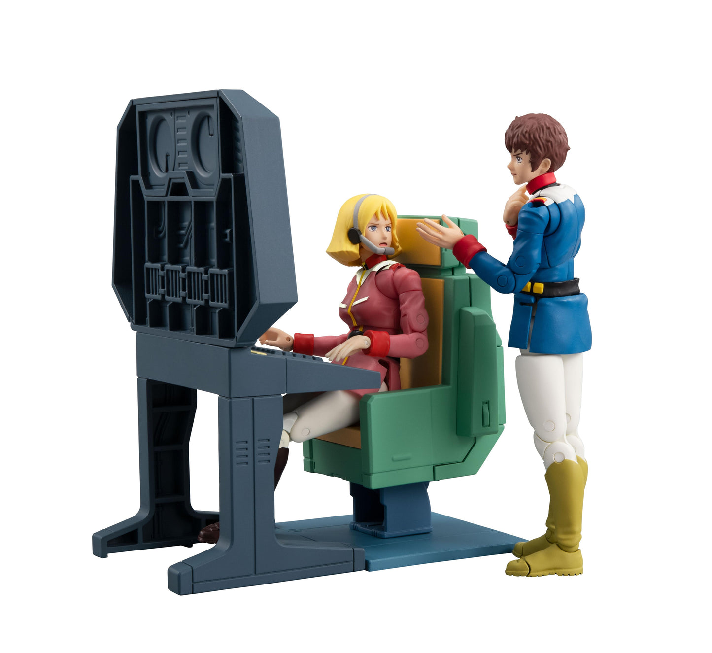 G.M.G. COLLECTION EX Mobile Suit Gundam White Base Bridge Radio operator Desk set (with gift)