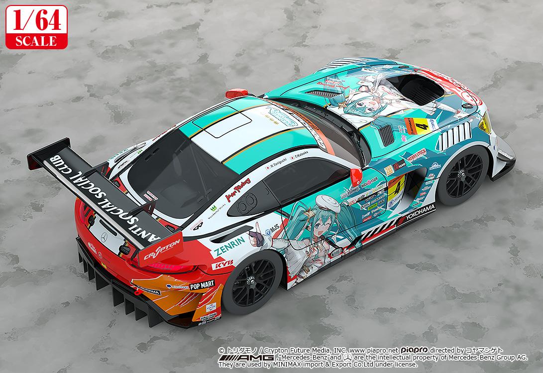 (Model Kits) Hatsune Miku GT Project 1/64 Good Smile Hatsune Miku AMG 2023 Season Opening Ver. (Rerun)