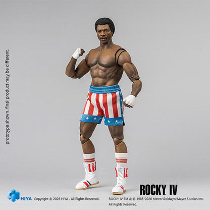 HIYA Exquisite Super Series 1/12 Scale 6 Inch Rocky IV Apollo Action Figure