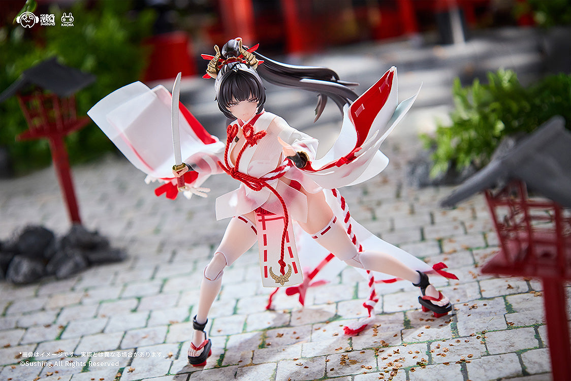 Combat priestess Sakura Uefuji 1/12 Articulated Figure