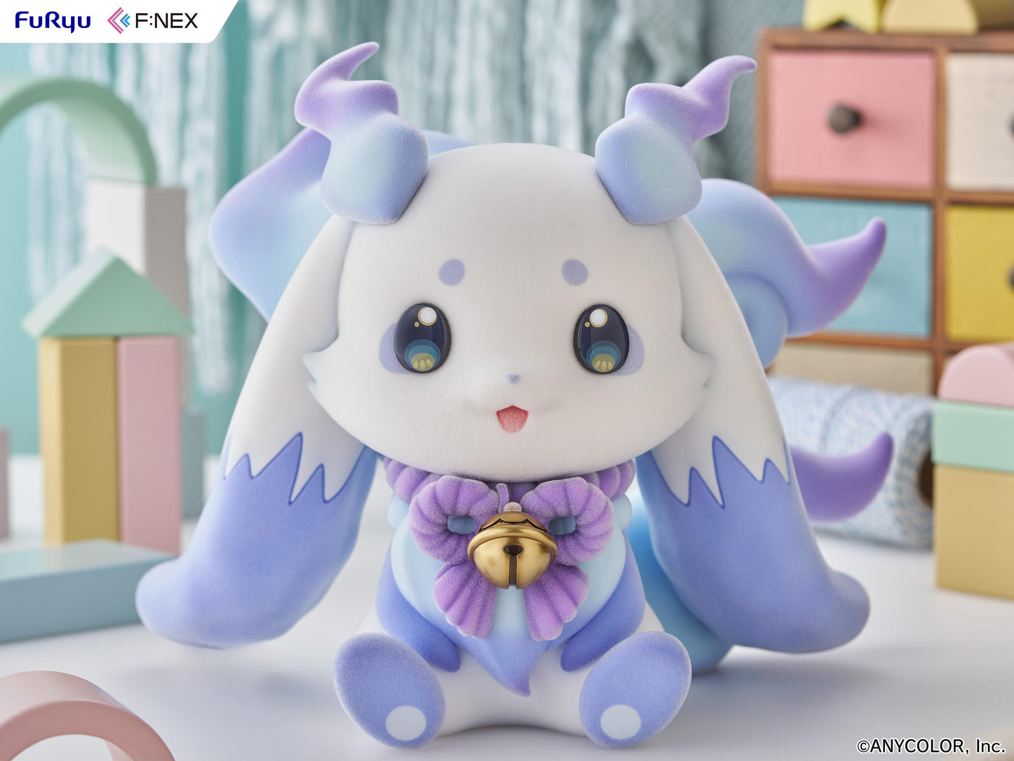 NIJISANJI Lunlun 1/2 Scale Flocky Soft Vinyl Figure
