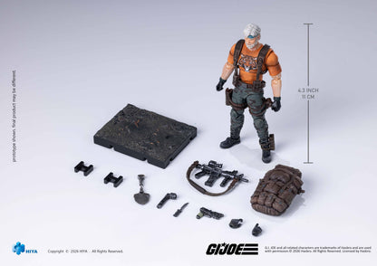 HIYA Exquisite Mini Series 1/18 Scale 4.3 Inch G.I.Joe Outback Tiger Force Version Action Figure