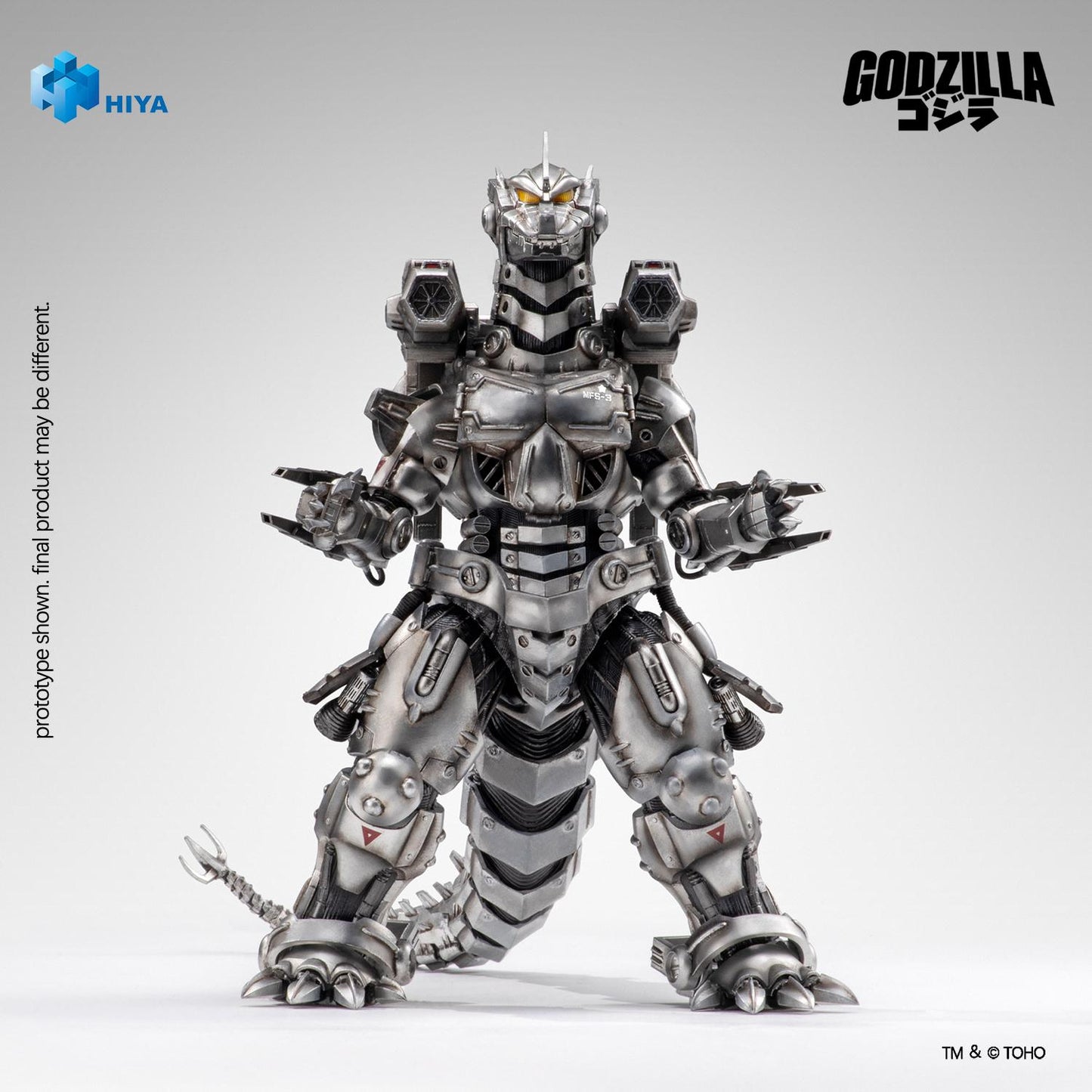HIYA Exquisite Basic Series None Scale 7.7 Inch Godzilla Tokyo S.O.S. 2003 Mechagodzilla Heavy Arms / High Mobility Version Action Figure