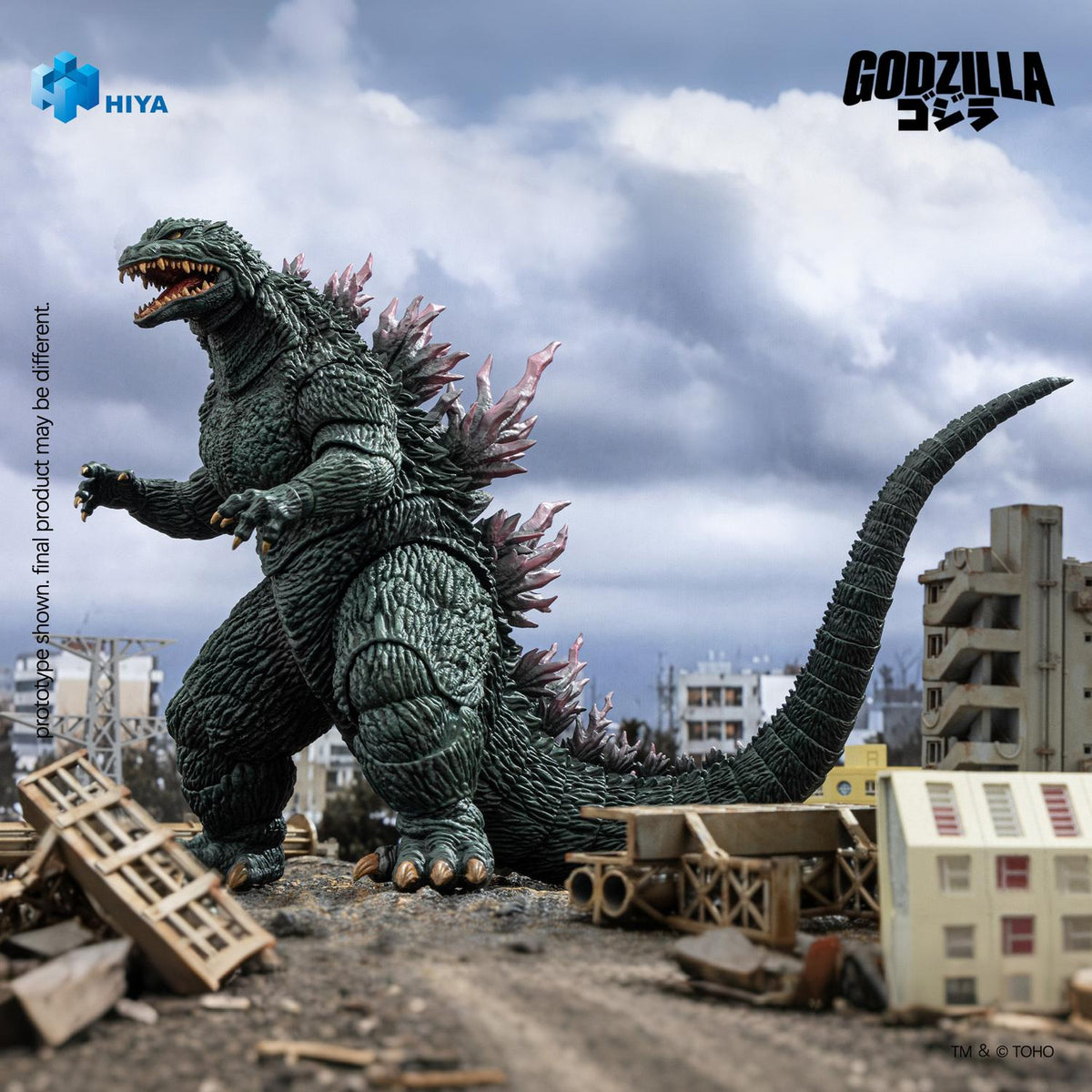 HIYA Exquisite Basic Series None Scale 7 Inch Godzilla vs. Megaguirus 2000 Godzilla Action Figure