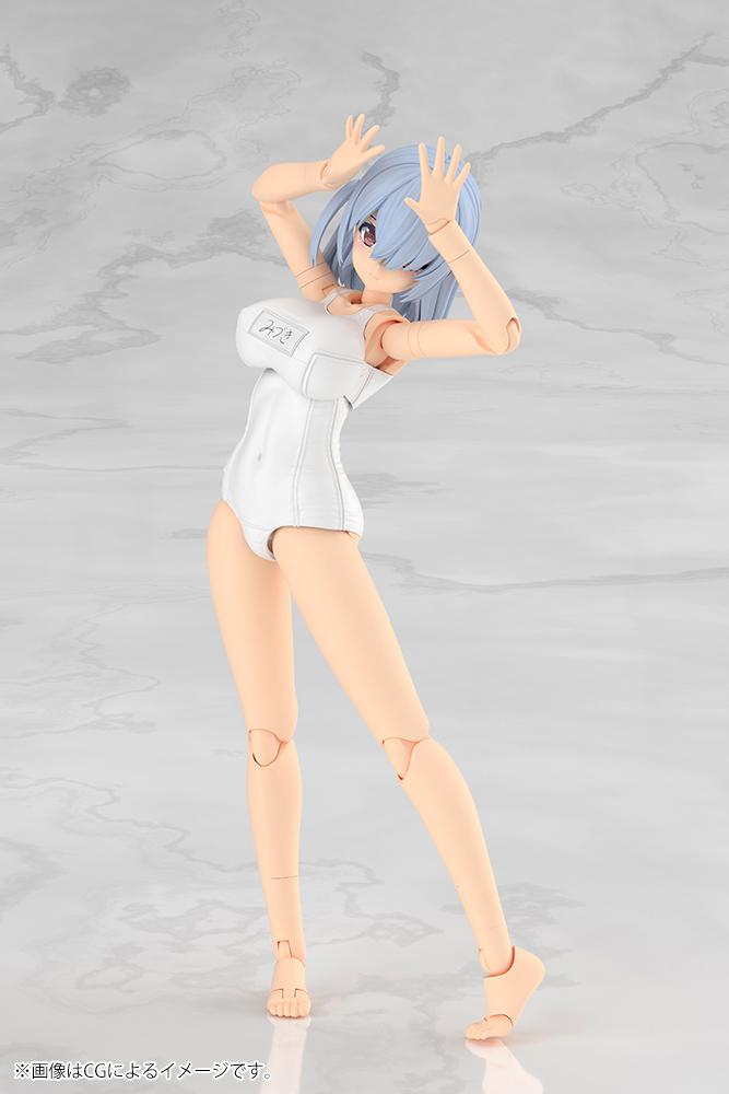 (Model Kits) FRAME ARMS GIRL MIZUKI School Swimsuits White Ver.
