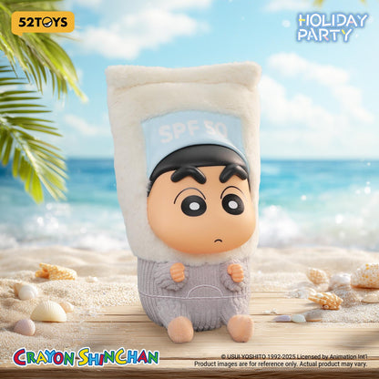 (Blind box) Crayon Shinchan – Holiday Party Series Vinyl Plush Keychain Blind Box